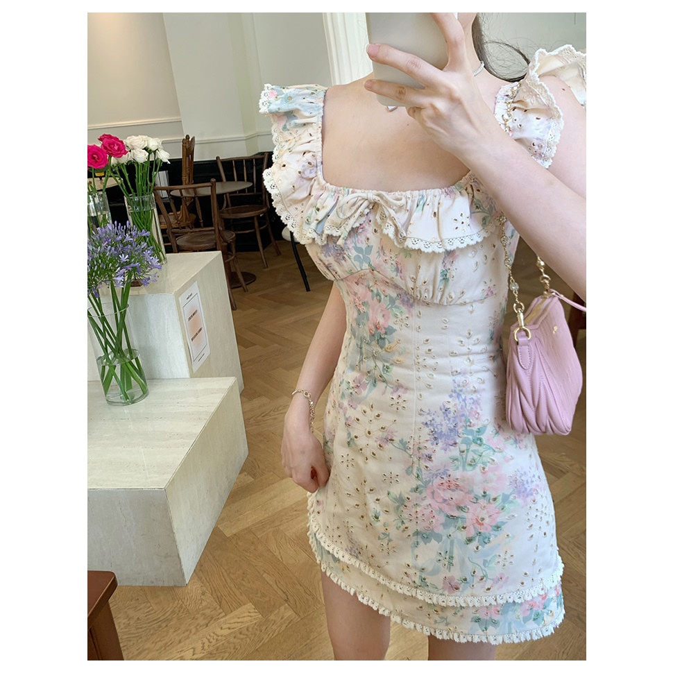(BigSize Available) UnihomeClothing CA096 Off-the-Shoulder Floral ...