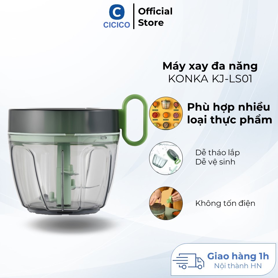 Multifunctional handpull blender for grinding meat, fish, vegetables