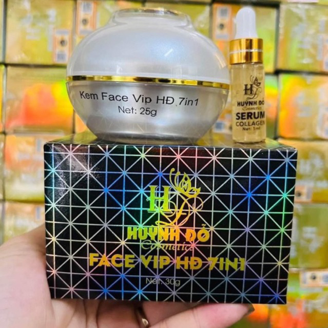 Vip 7IN 1 Huynh Do Whitening FACE Cream (Genuine) | Shopee Philippines