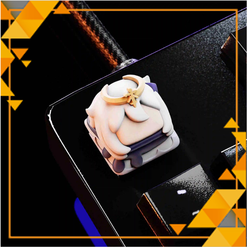 Keycap Gaming Genshin Impact Paimon (3D Printed Billet) | Shopee ...