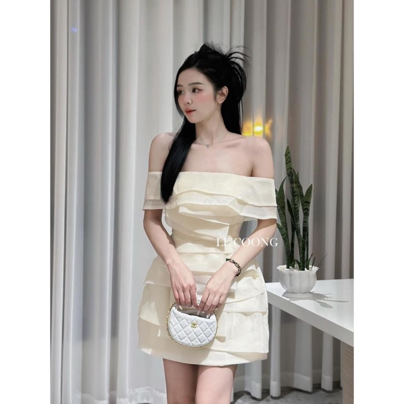 Party Dress To Go Out To Work Dress With Lace Flowers And Extremely ...