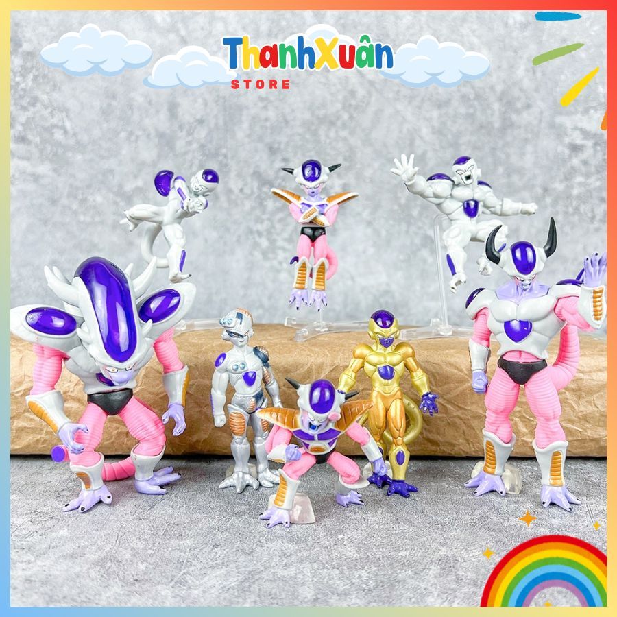 Set Of 8 Frieza HG all Models all Forms Of Frize Dragonball figure ...