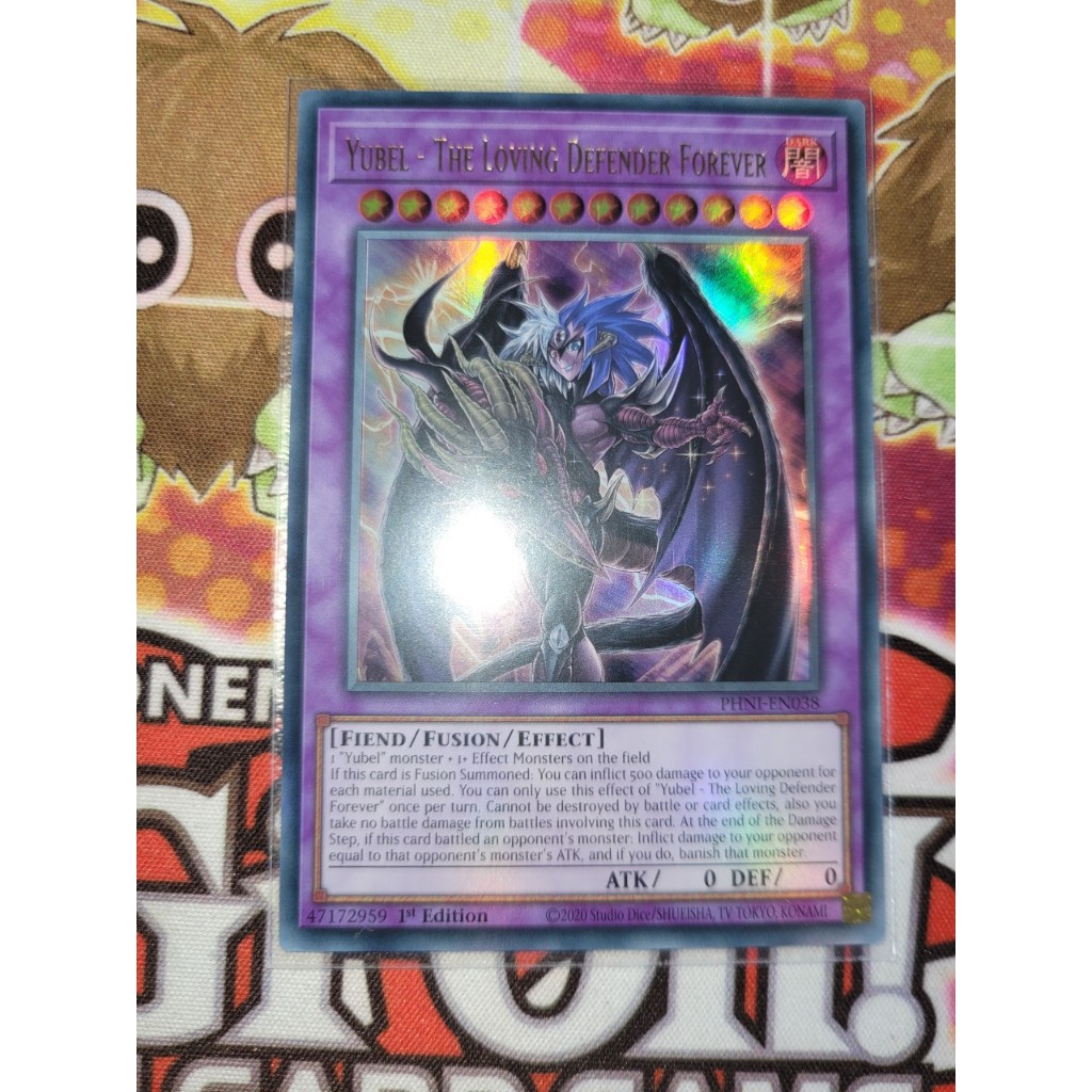 Yugioh Cards - TCG - Yubel - The Loving Defender Forever - PHNI-EN038 ...