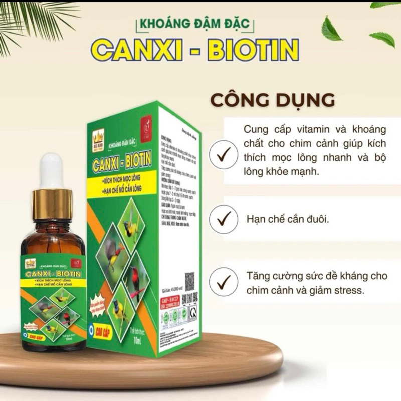 Le Thinh: Calcium-Biotin Mineral for ornamental birds to support ...