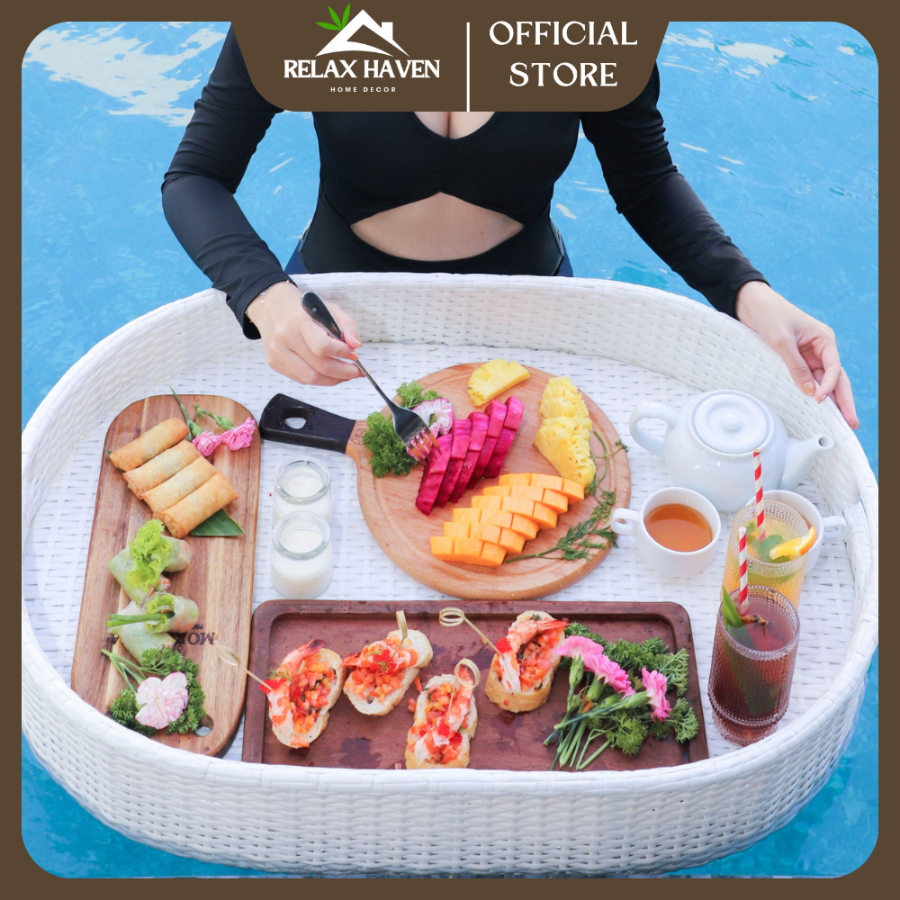 Relax HAVEN oval Swimming Pool Floating Tray homestay homestay Products ...