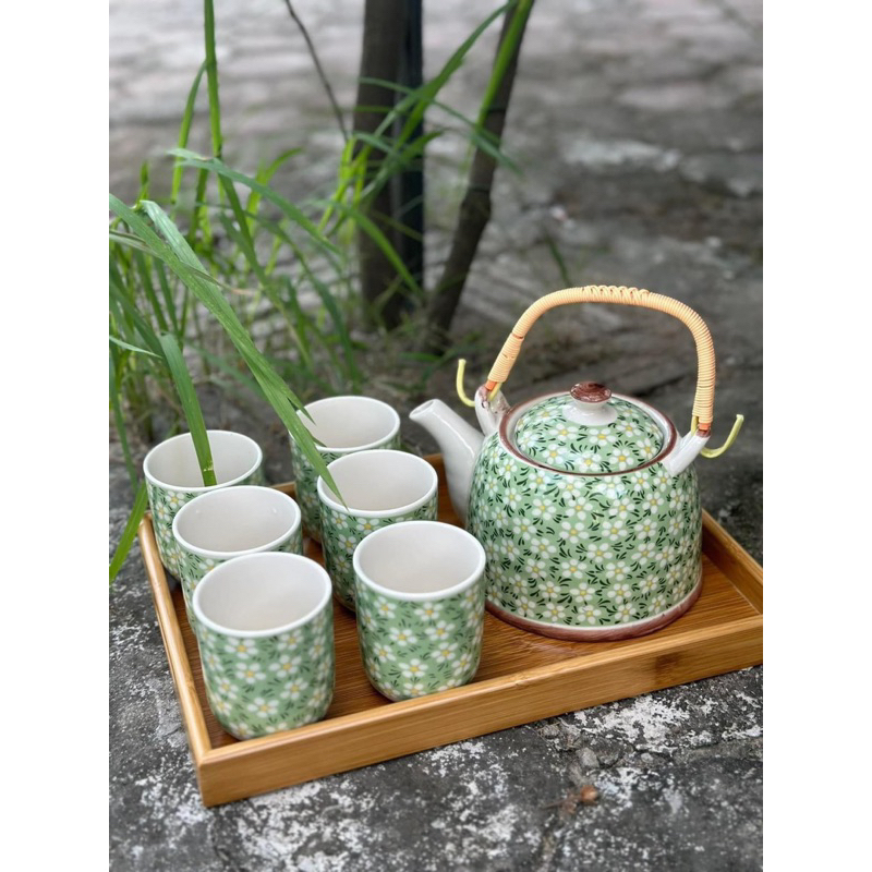 Flower TEA SET (7 - 8 DETAILS) | Shopee Philippines