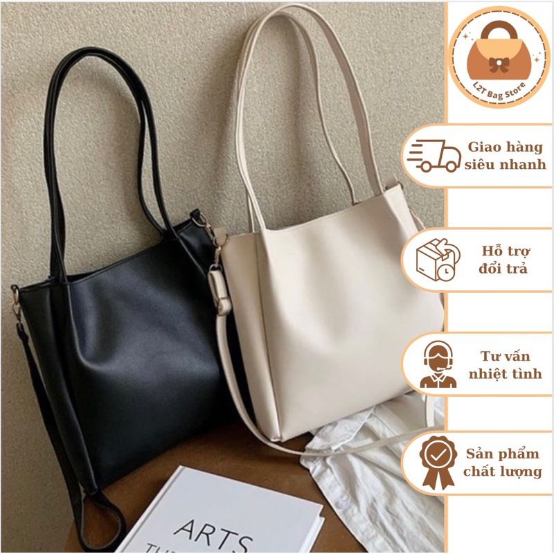 Women s office handbag Korean style fashion smooth leather shoulder tote bag L2T15
