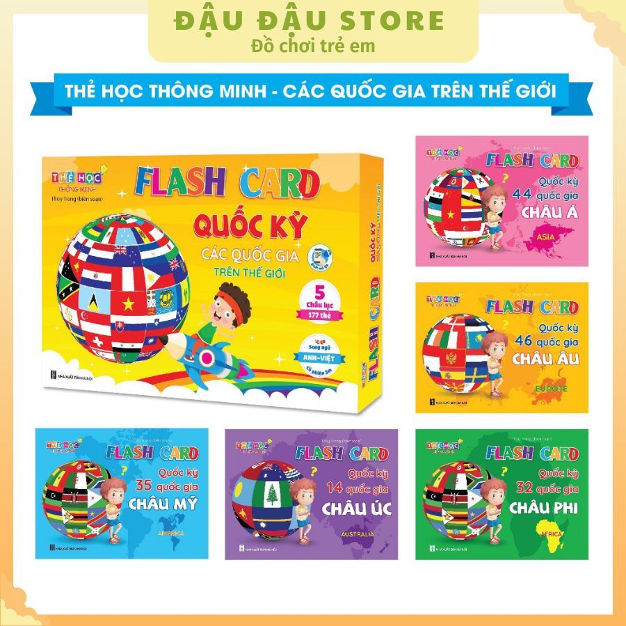 National Flash Card Flash Card Countries Around The World Vietnamese ...