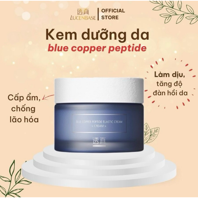 Lucenbase blue copper peptide lotion moisturizes and soothes the skin ...