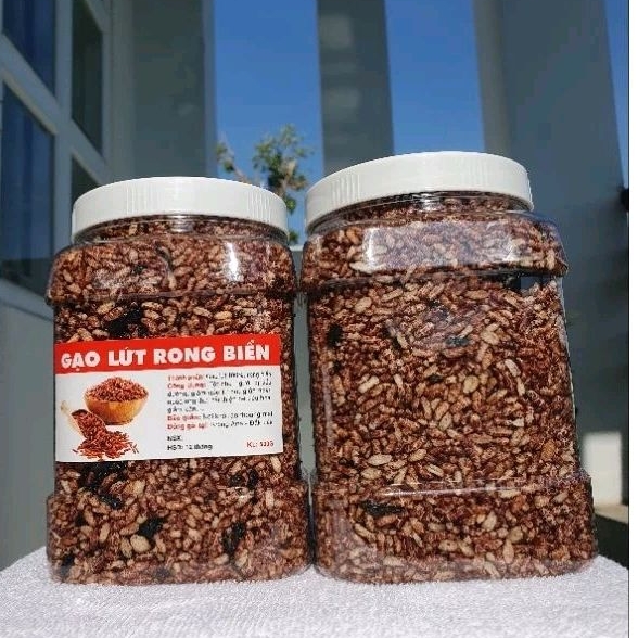 Special Instant Seaweed Dried Brown Rice 500g Crispy, Delicious, Salty ...