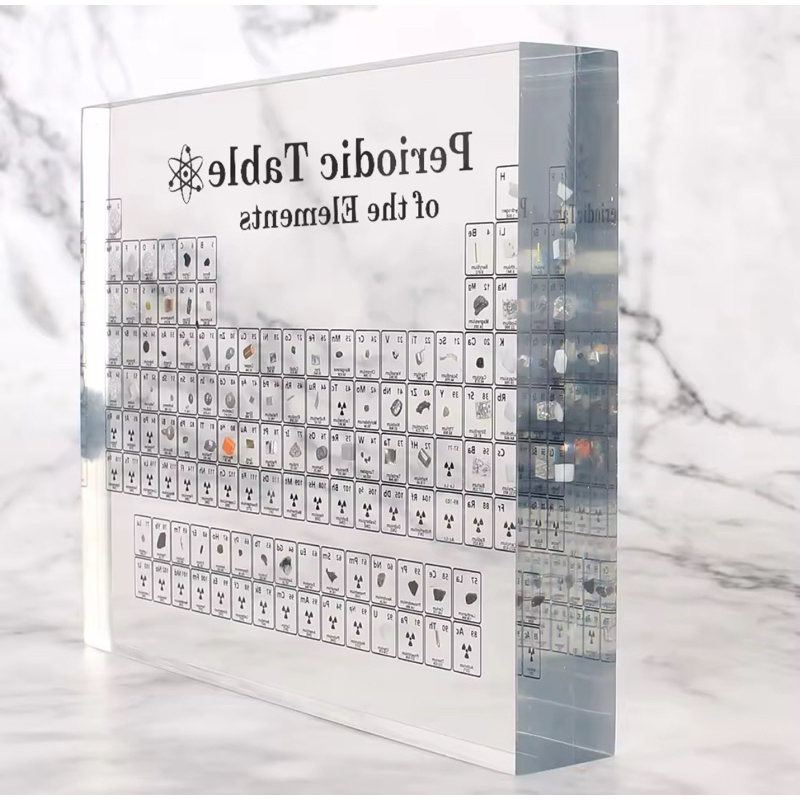 Acrylic chemical element board (Real element) | Shopee Philippines