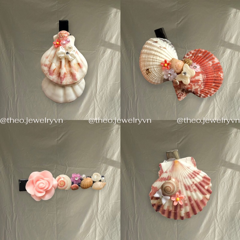 Seashell Hairclip • Shell Hair Clip For Summer Beach Travelling ...