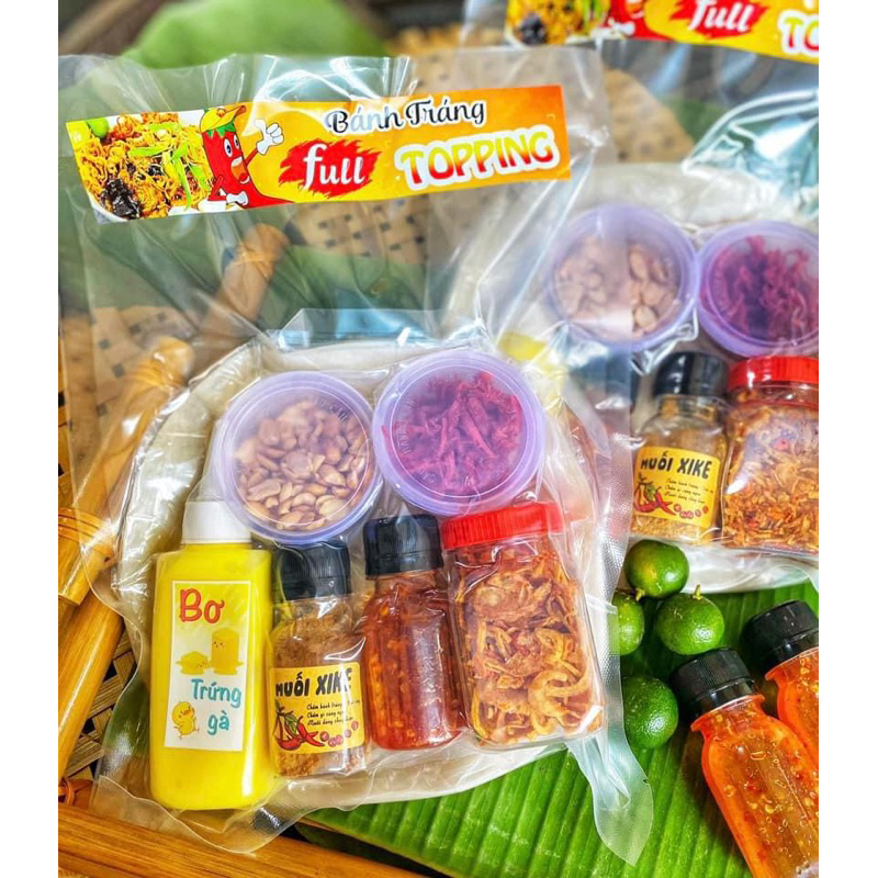 SA Combo big size Rice Paper 6 Types Of Beef Dried Toppings, Chili ...