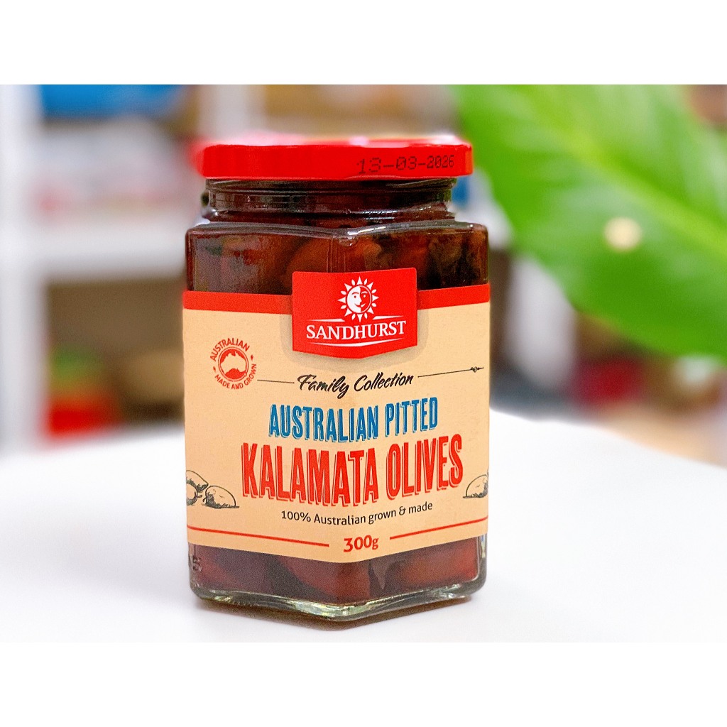 (Australian Goods) SANDHURST Australian Pitted KALAMATA Olives 300GR ...