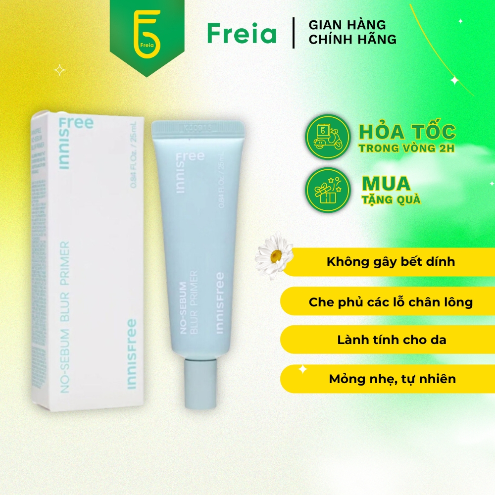 Innisfree Nosebum Blur Primer Super OilAlkaline Makeup Primer Covers