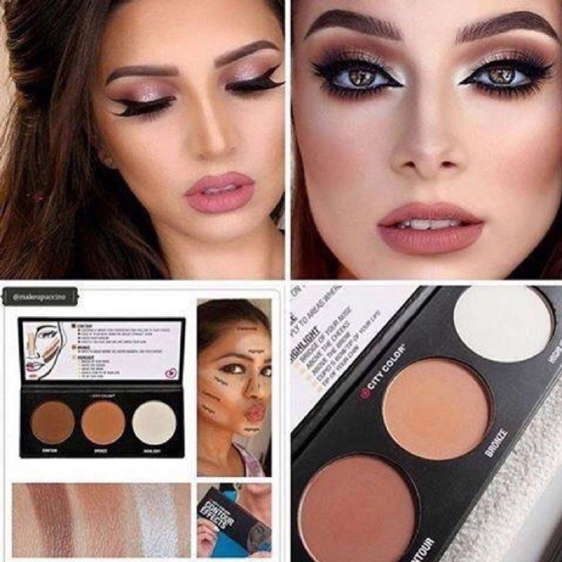 City Color Contour Palette (3 x 0.45g) | Shopee Philippines
