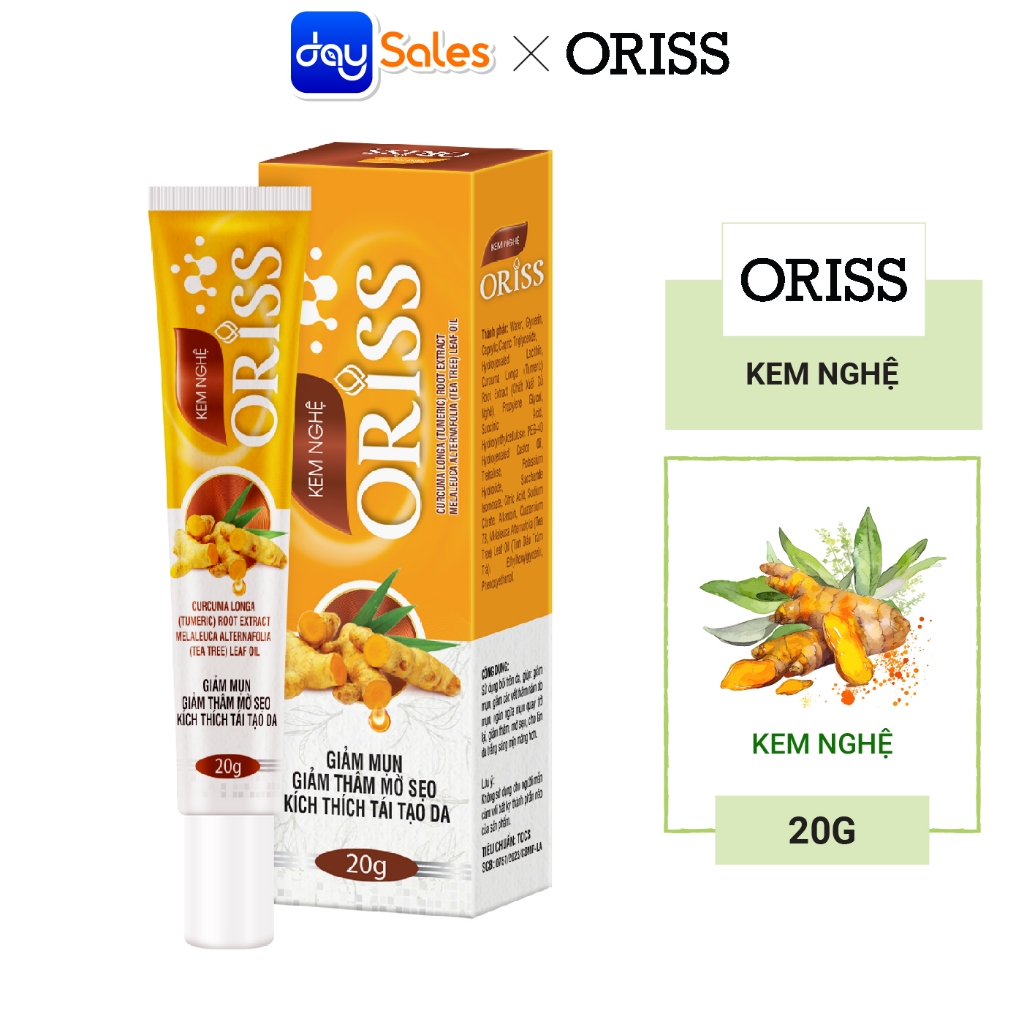 Oriss Turmeric Cream (20g Tube) | Shopee Philippines
