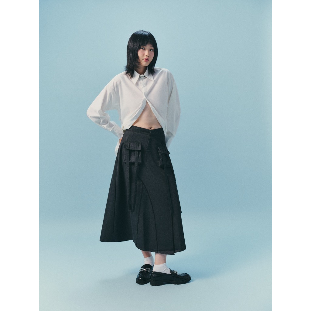 Maddie Skirt - Remmus | Jean Skirts Pockets For Women | Shopee Philippines