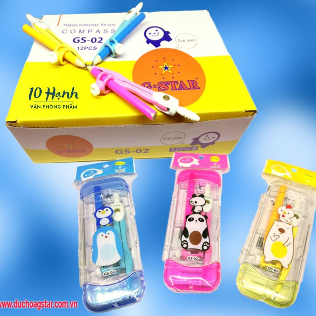 [GS02] COMPA / Compass Technical Drawing Wooden Pencil G-Star GS-02 ...