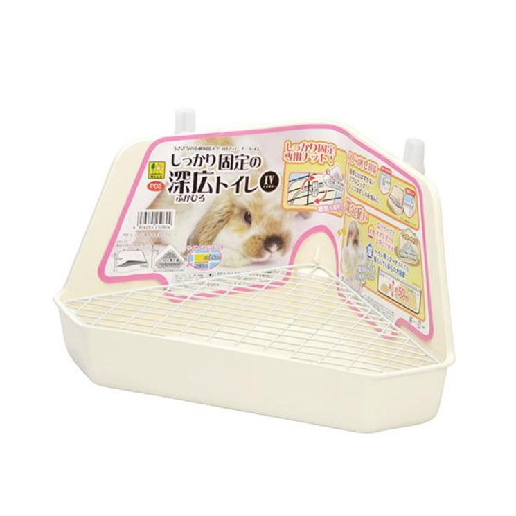 Sanko Cage Toilet For Rabbits, Bugs - Deep and Wide Fixable Toilet ...