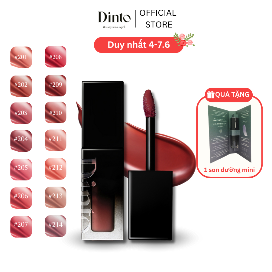 Dinto Blur-Glowy Lip Tint Vegan Lip Tint 12 Colors | Shopee Philippines