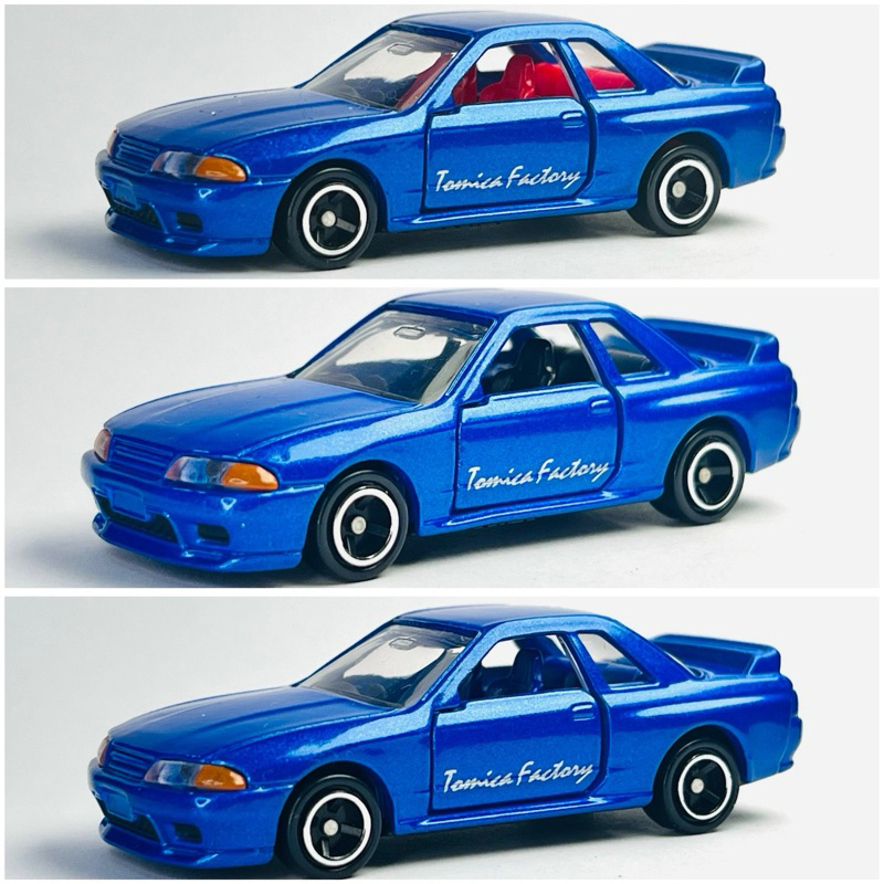 Hobby Store Tomica Factory Nissan GT-R32 3 Model Car In Blue Red Gray ...