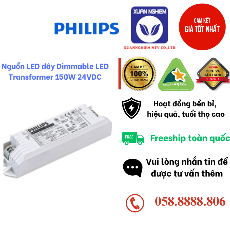 Dimmable LED Transformer 150W 24VDC Electronic Transformer (Light ...