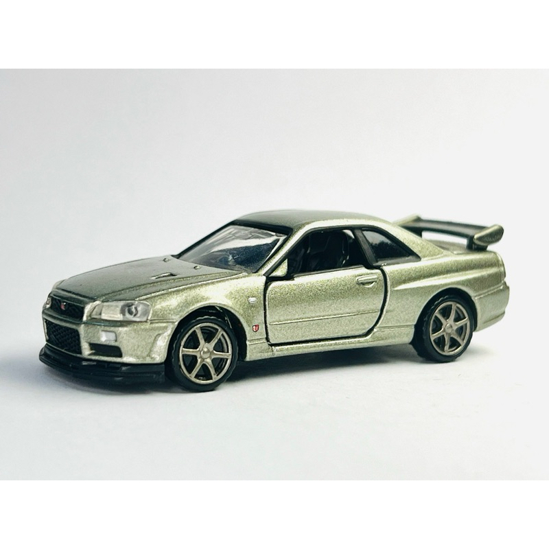 Hobby Store Tomica Premium Nissan Skyline GT-R R34 V-spec II Nur Gold ...