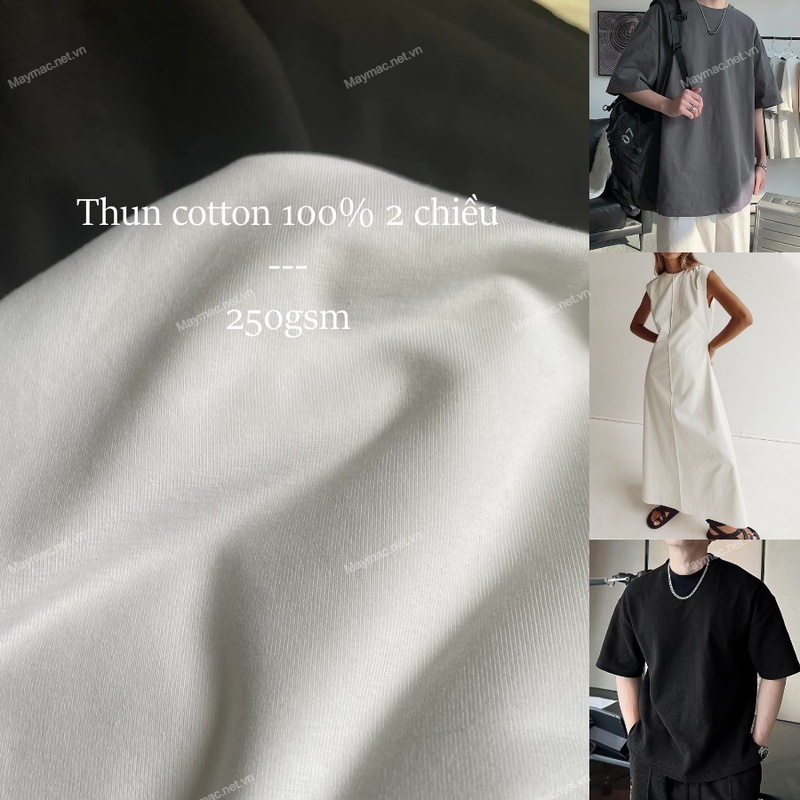 [MM Fabric] [754] 100 Cotton 250gsm 2Way Fabric for Local Brand