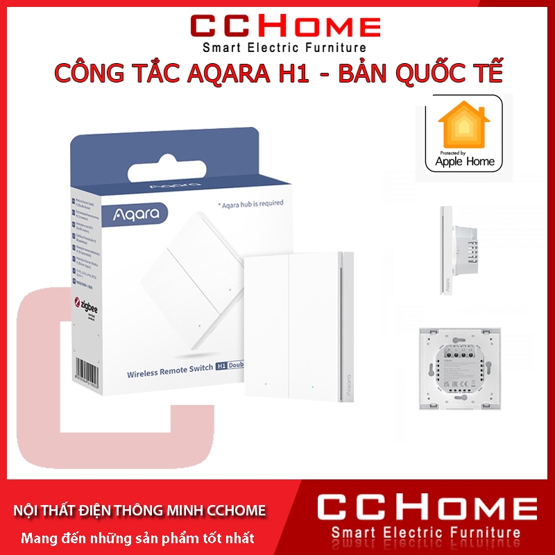 Aqara H1 Smart Switch, 123 Buttons, Apple HomeKit Compatible, HUB