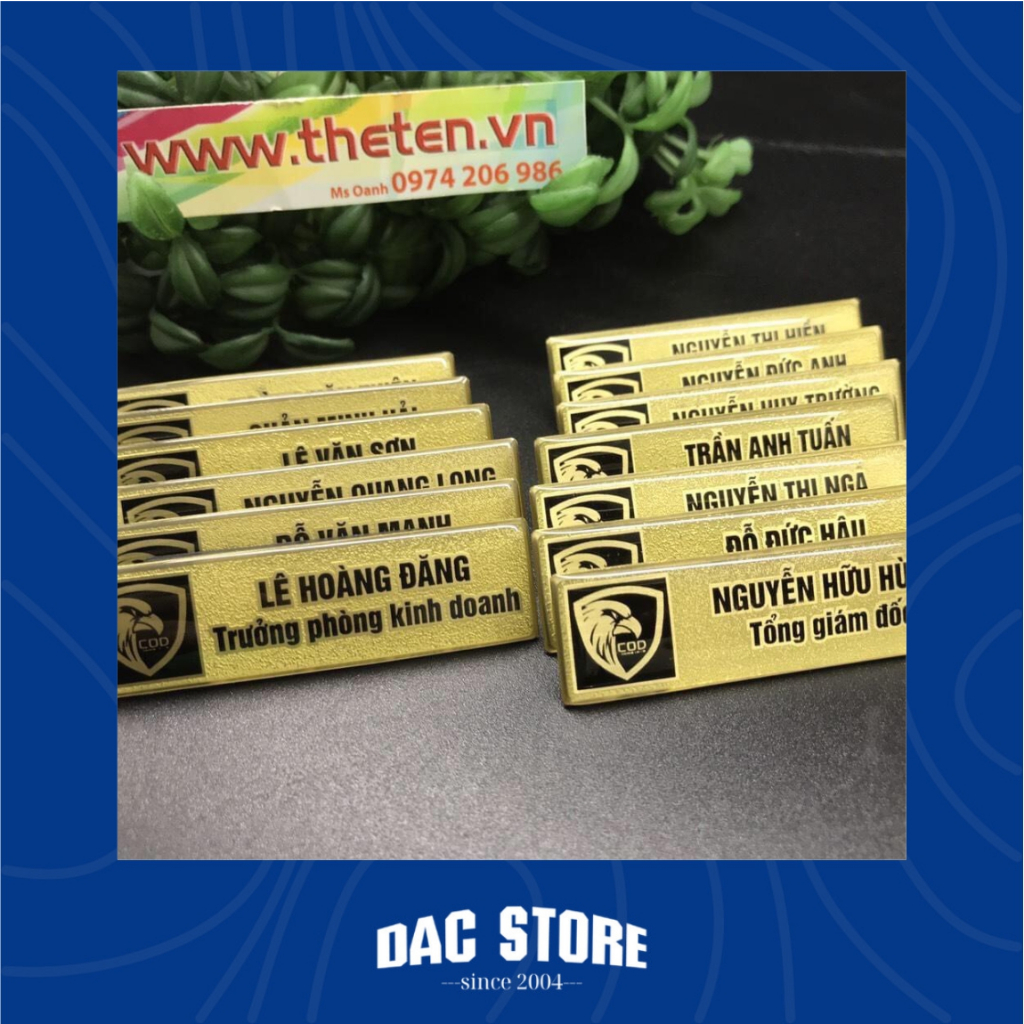 [Can print employee name tags - club name tags] Chest name tags made at ...