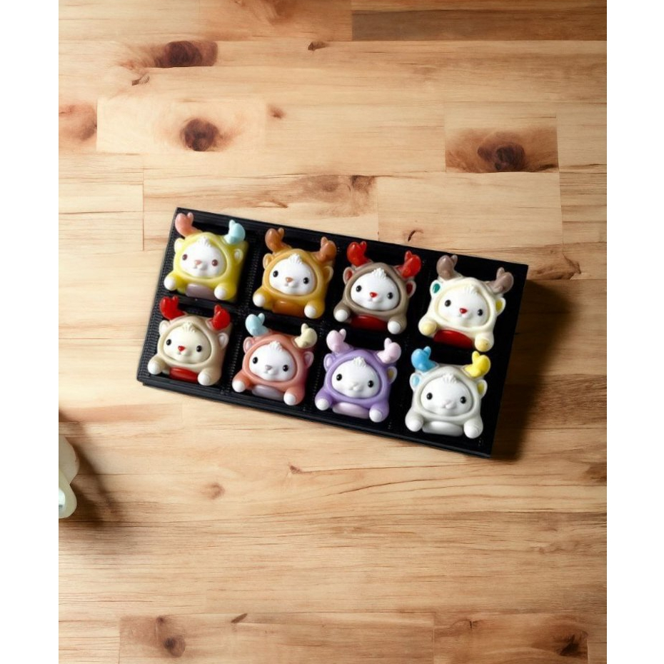 Artisan Keycap Display Tray /Box - 4x2 3D Printed Artisan Keycap ...