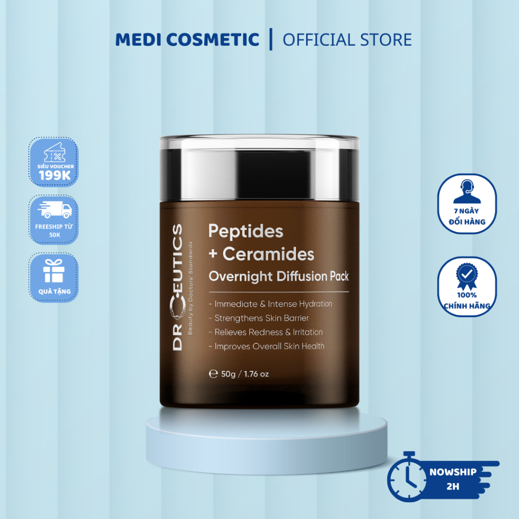 Drceutics Peptides Ceramides Overnight Diffusion Pack 50g Shopee