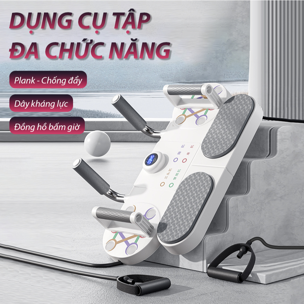 Multifunctional Plank Exerciser 3 In 1 Push Up Plank Trainer Hand