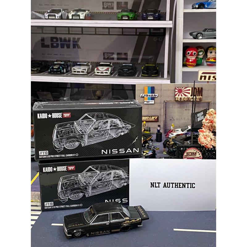 Mô hình xe Datsun 510 Pro Street Anniversary Edition 1:64 Kaido House x MiniGT KHMG138