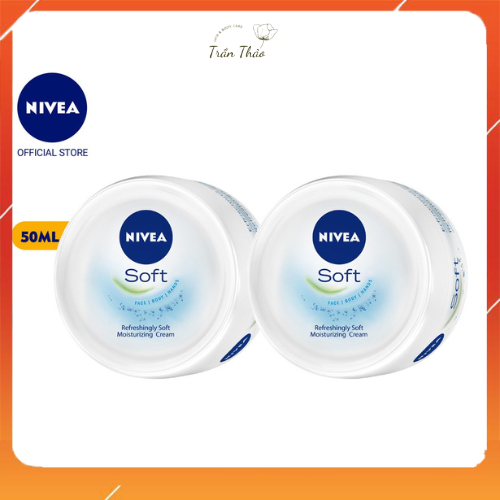 Nivea Soft Crème Emollient Cream (50 ml) Shopee Philippines