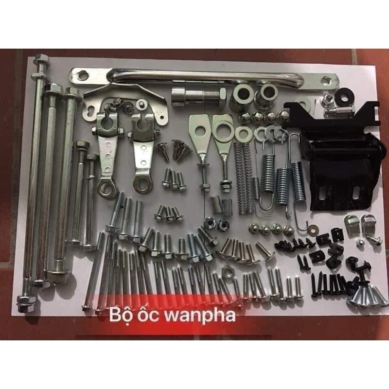 Standard set of WAVE Alpha car body screws (99% full) | Shopee Philippines