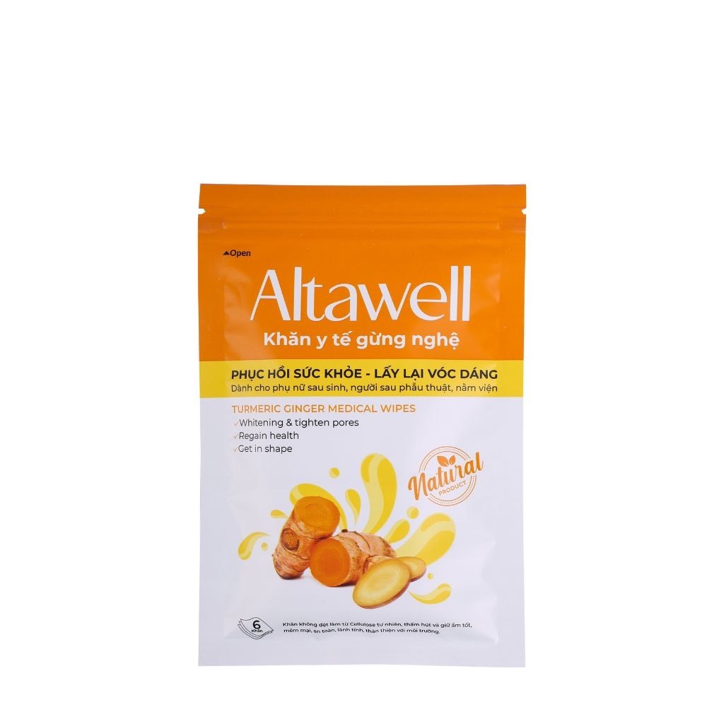 Altawell Turmeric Ginger Medical Towels Reduce Blurred Stretch Marks