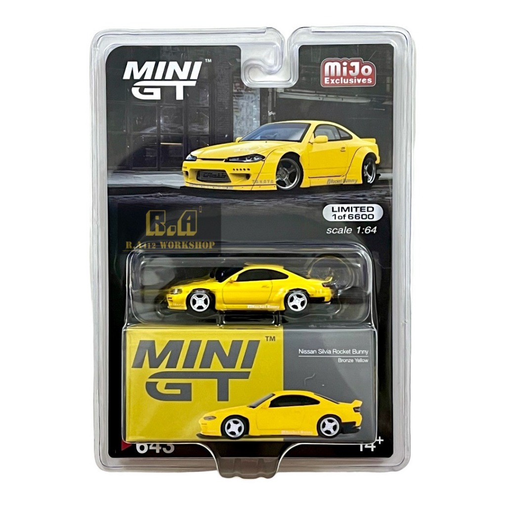 Mini GT Nissan Silvia S15 Rocket Bunny In Edizione Limitata Bronzo