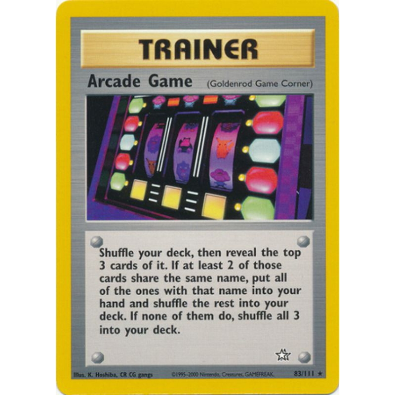 Pokemon TCG Arcade Game Card - 83/111 - Rare Unlimited | Shopee Philippines
