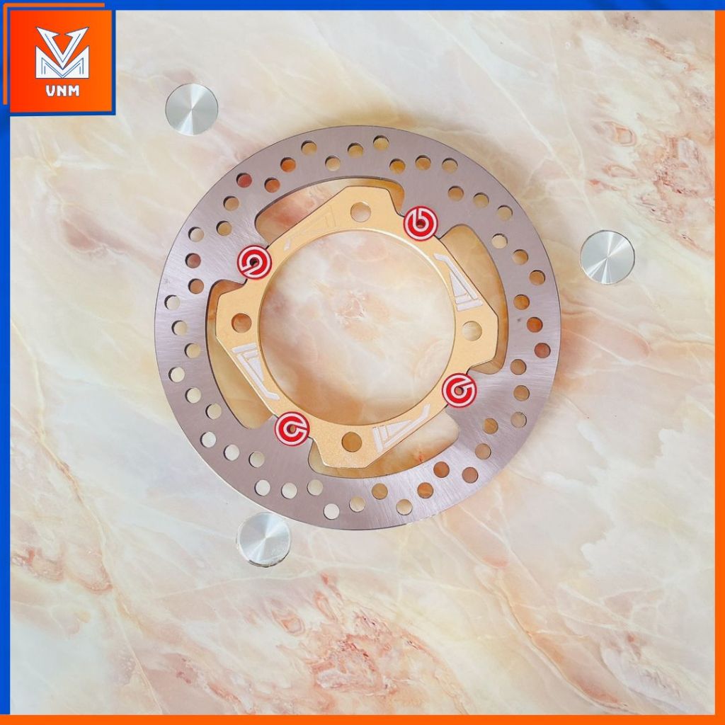 Winner Rear Disc (4 Holes) 220mm Disc size, Aluminum Button > > Install ...