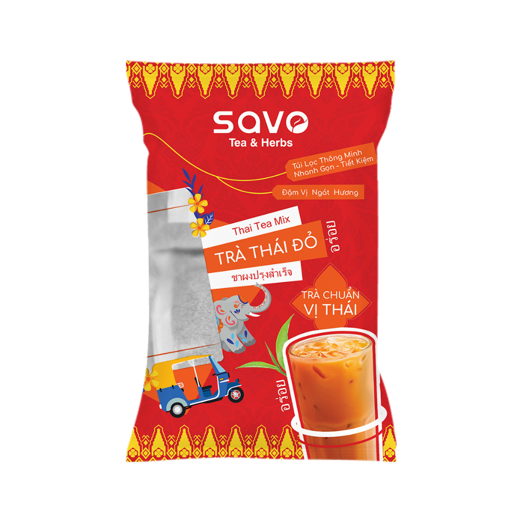 SAVO red Thai tea bags 300g pack (15 bags x 20g) | Shopee Philippines