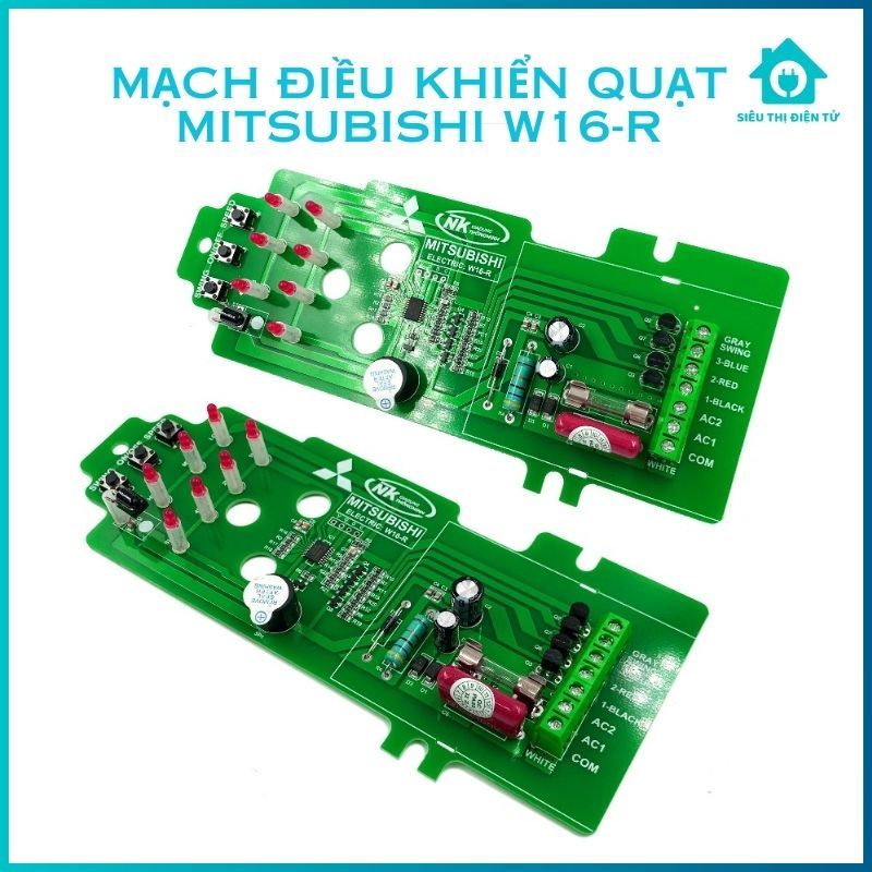 Mitsubishi W16-R Remote Fan Control Circuit For Wall Fan, Mitsubishi ...