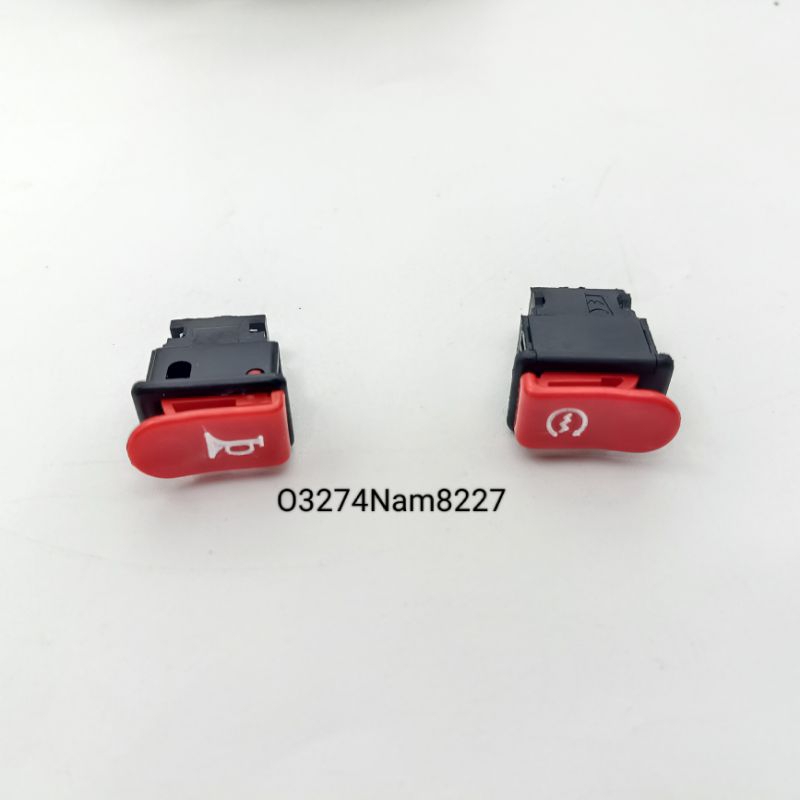Red horn button and starter for WAVE A, RS, S100, FUTURE NEO ...