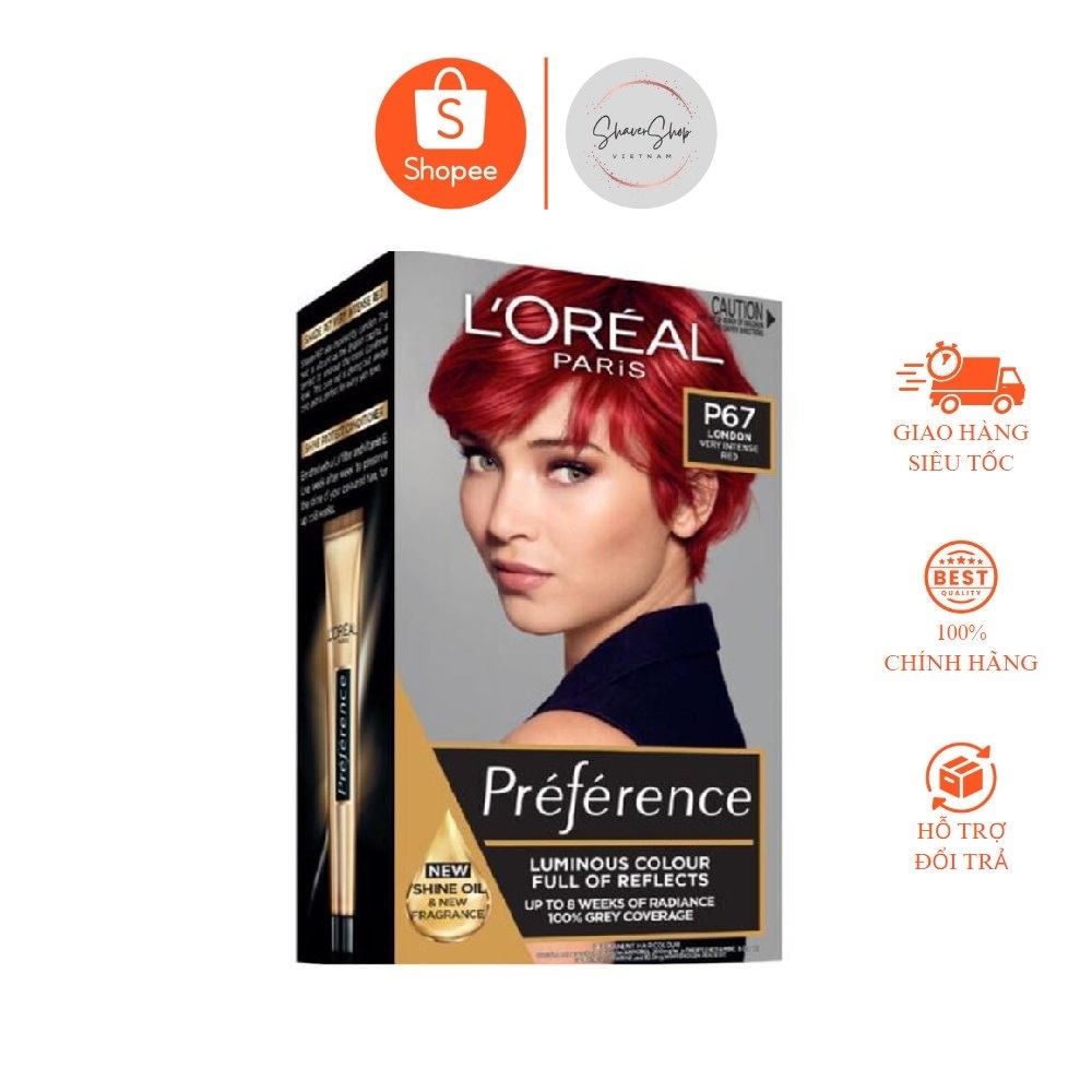 [Australian Bill]L'Oréal Paris Préférence P67 London Very Intense Red ...