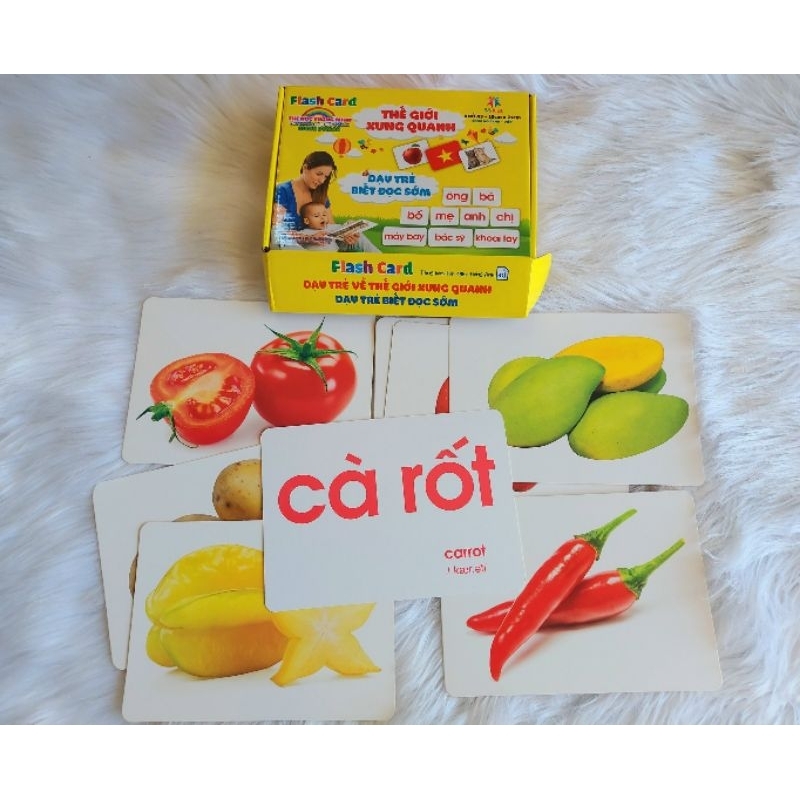 Glenn Domean Big A5 Language Smart Learning Card Set Teaching Children ...