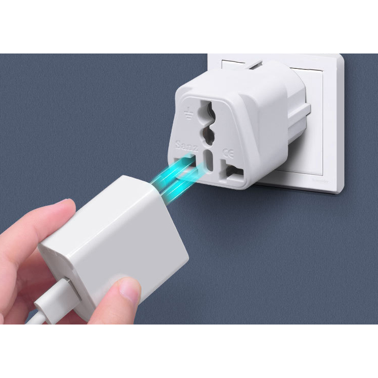 German standard adapter German Russian French power outlet tworing