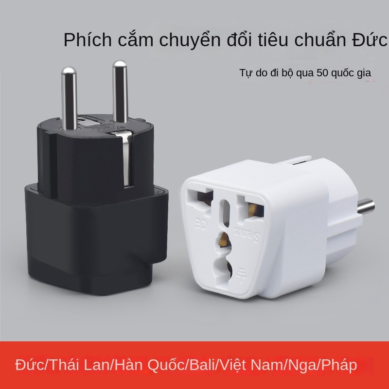 German standard adapter German Russian French power outlet tworing