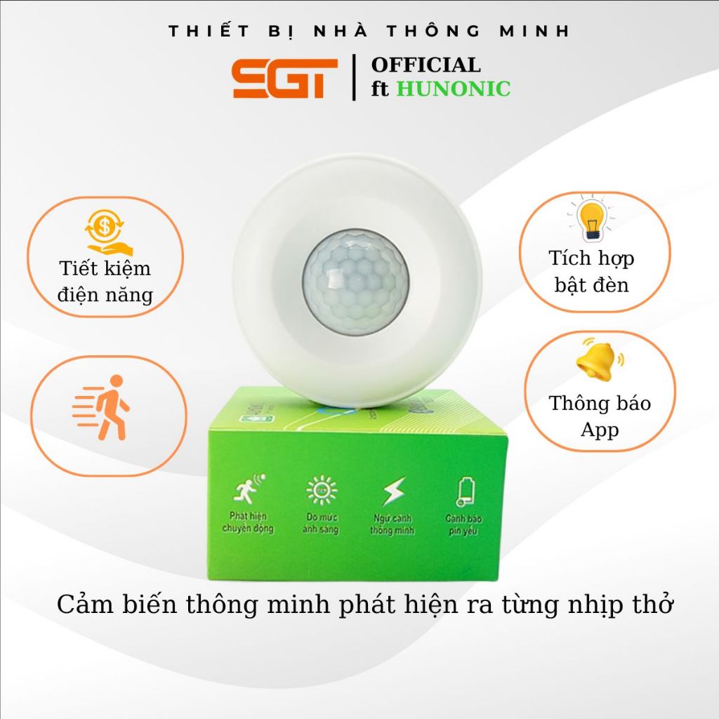 Hunonic HPR Sensor With Ceiling Wifi Connection, Breathing Sensor ...