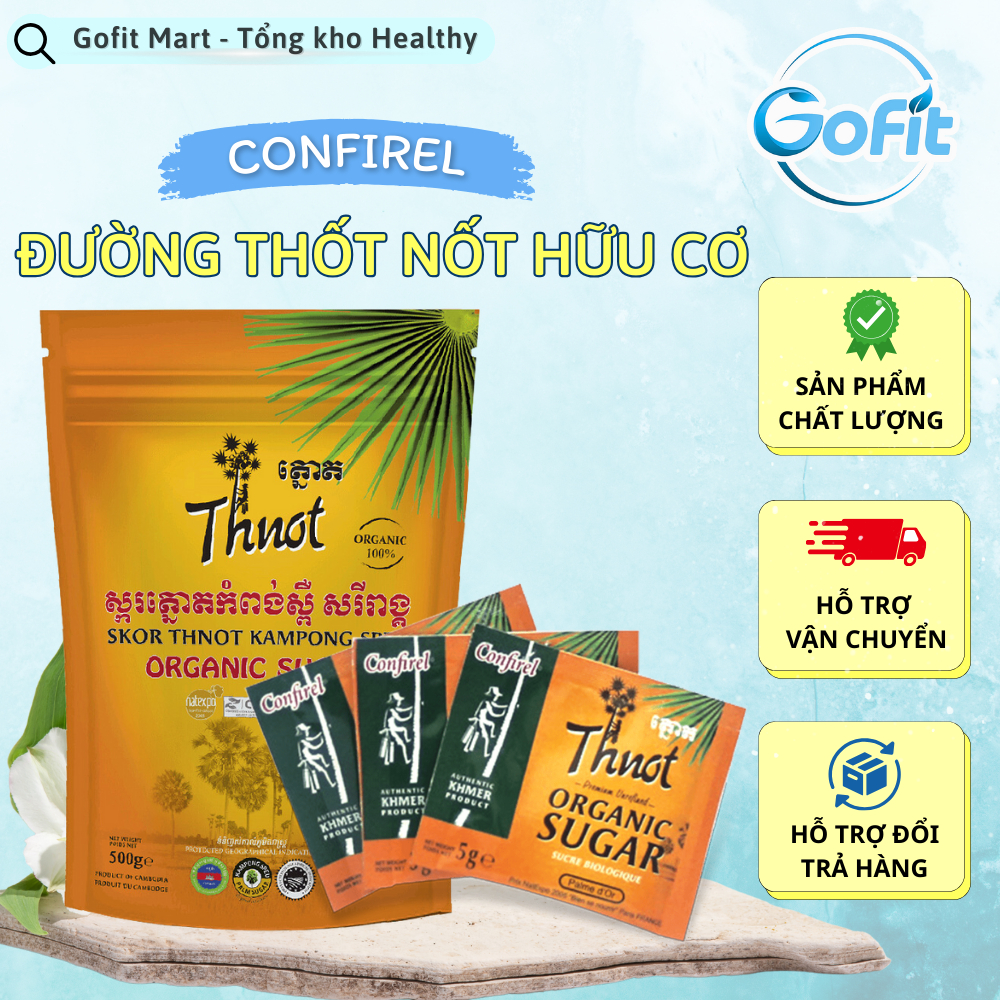 Confirel Organic Palm Sugar, Pack Of 100g And 500g And Box Of 25 Packs ...
